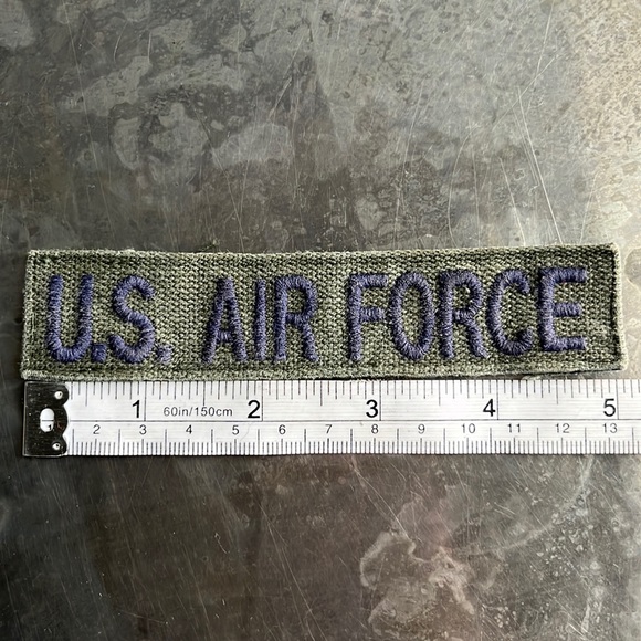 U.S. AIR FORCE embroidered tape patch - Vintage - Picture 8 of 10